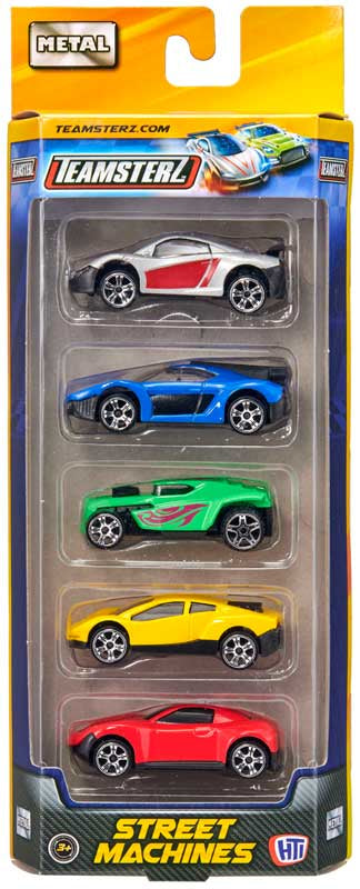 Teamsterz Street Machines Die-cast 5 Pack Assorted