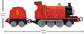 Thomas & Friends Classic James Metal Engine