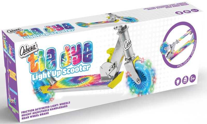 Tie Dye Light Up Scooter