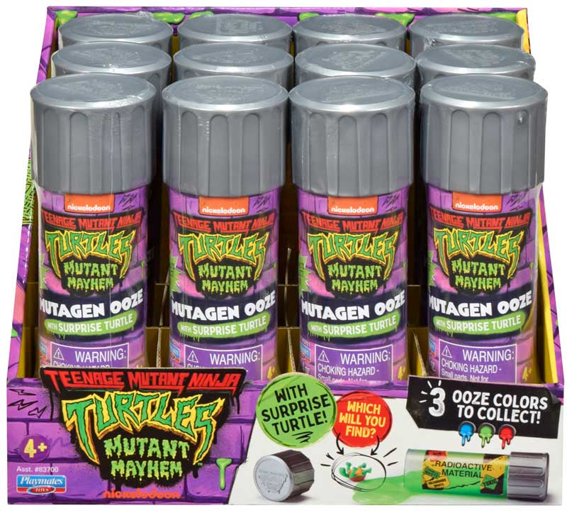 Tmnt Basic Ooze Cannister In Cdu Assorted