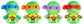 Tmnt Junior Assorted