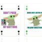 Waddingtons Cards The Mandalorian The Child
