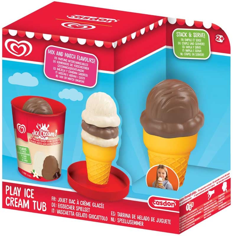 Walls Toy Play Ice Cream Tub - Assorted