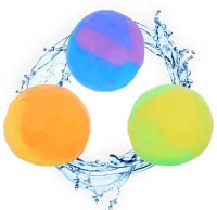 Water Bombs Reusable Silicon 6 Pcs Assorted