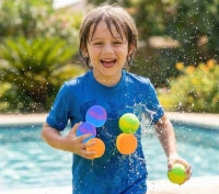 Water Bombs Reusable Silicon 6 Pcs Assorted