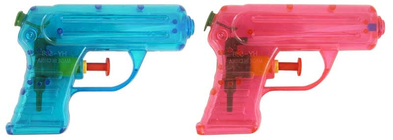 Water Gun 11cm Neon Cols