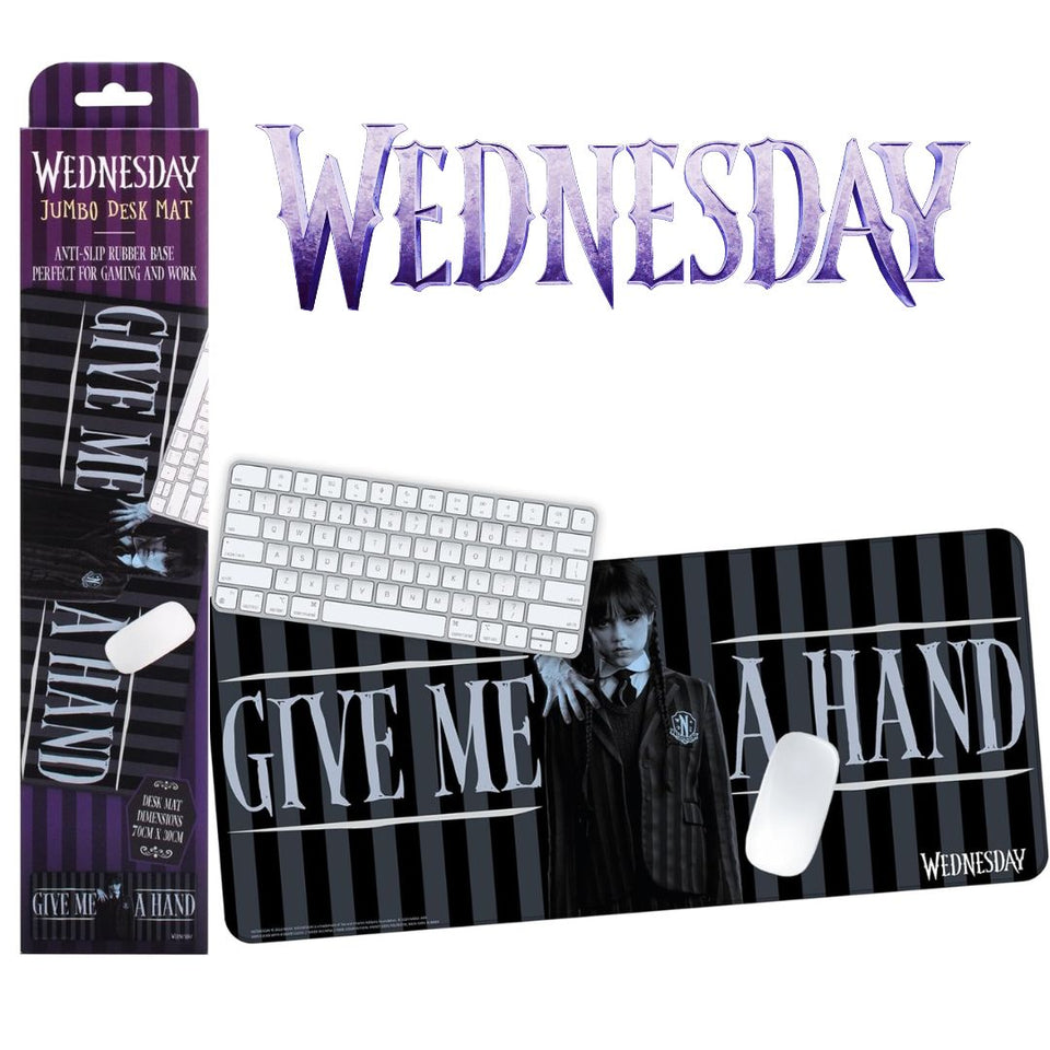 "Wednesday Desk Mat - Perfect for Home Office, Desk, & Gaming Set-Ups!"