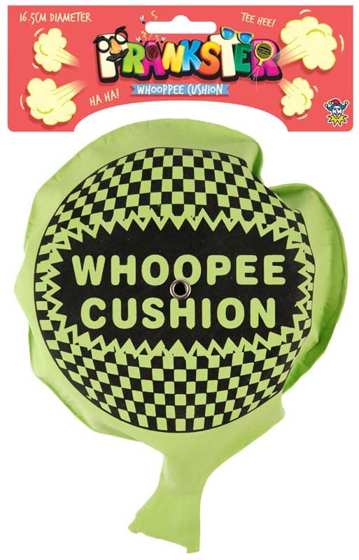 Whoopee Cushion Self Inflating 16.5cm Assorted