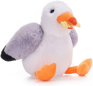 Steven Seagull 12-Inch Plush Toy with Free Bag Clip - Perfect Cuddly Companion!