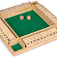 Wooden 4 Player Shut The Box Game