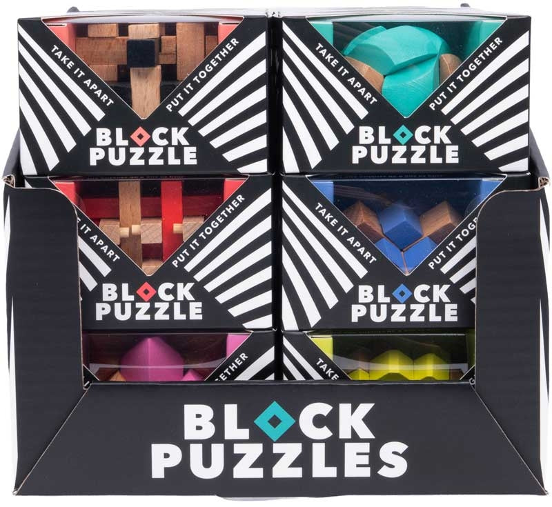 Wooden Block Puzzles Assorted