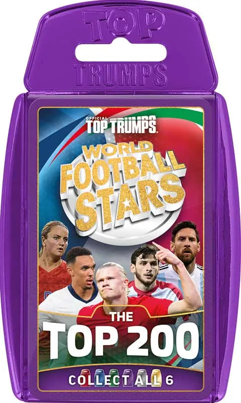 World Football Stars Top 200 Top Trumps - Pack 4
