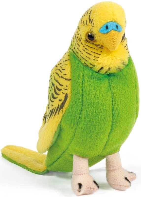 Yellow Budgerigar Plush Stuffed Animal Toy - With Sound