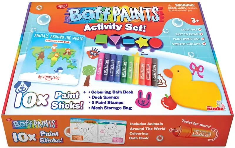 Zimpli Kids Baff Paints Activity Set